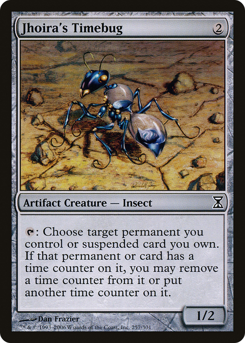 Jhoira's Timebug (TSP-257) - Time Spiral Foil