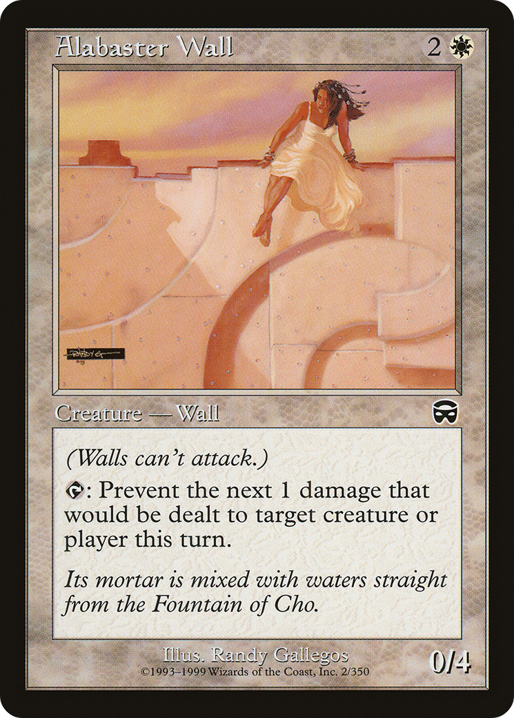Alabaster Wall (MMQ-002) - Mercadian Masques