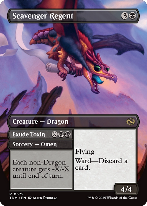 Scavenger Regent (Borderless) (TDM-379) - Tarkir: Dragonstorm