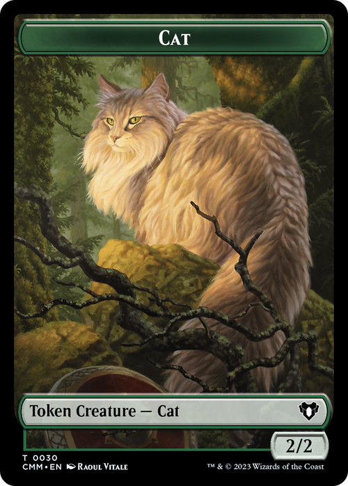 Cat (TCMM-030) - Commander Masters Tokens