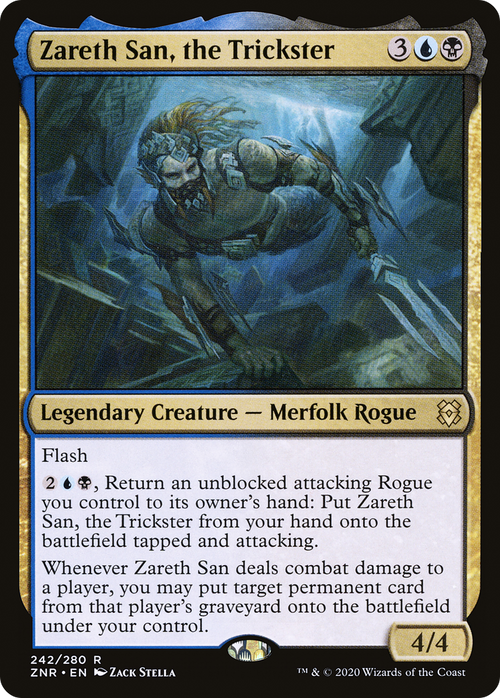 Zareth San, the Trickster (ZNR-242) - Zendikar Rising