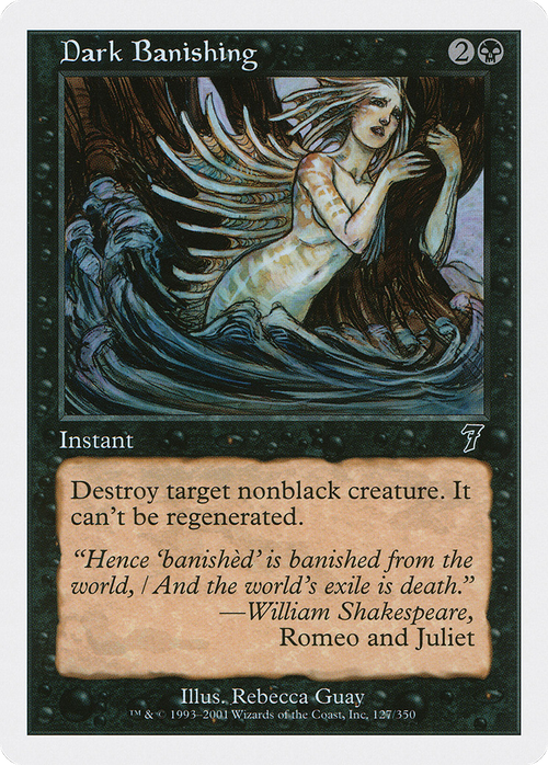 Dark Banishing (7ED-127) - 7th Edition Foil