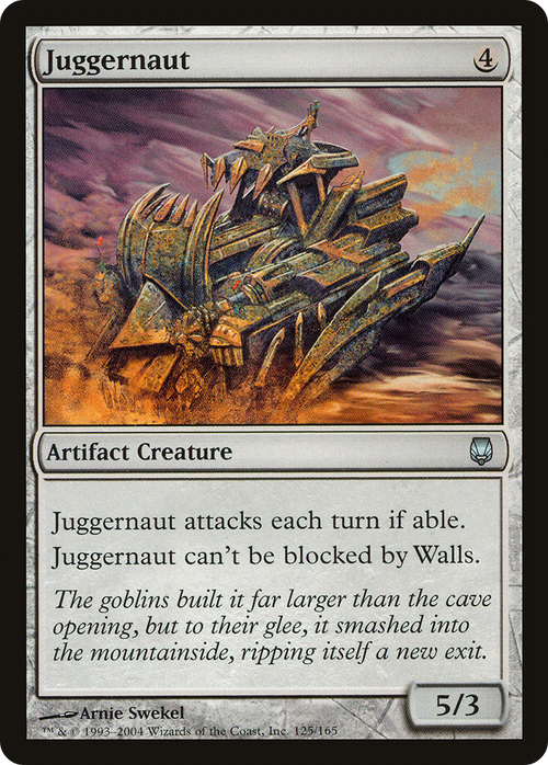 Juggernaut (DST-125) - Darksteel Foil