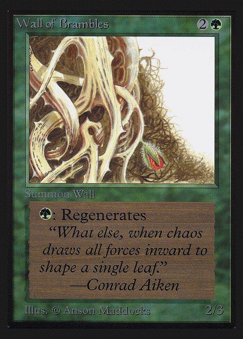 Wall of Brambles (CE) (CED-) - Collectors' Edition