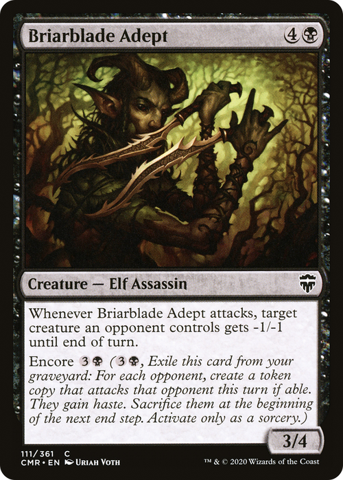 Briarblade Adept (CMR-111) - Commander Legends