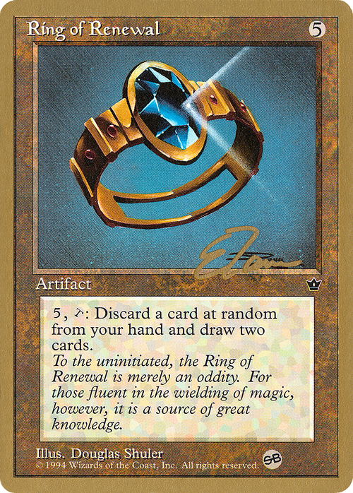 Ring of Renewal - 1996 Eric Tam (FEM) (SB) (WCD-) - Pro Tour Collector Set