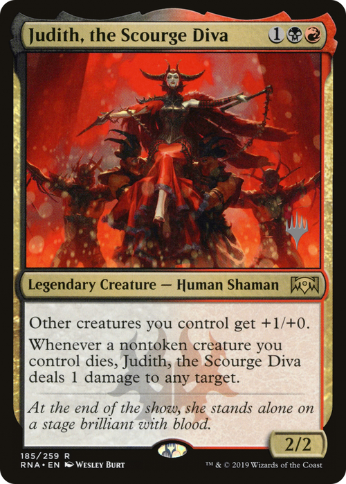 Judith, the Scourge Diva (PPELD-185P) - Ravnica Allegiance Promos Foil
