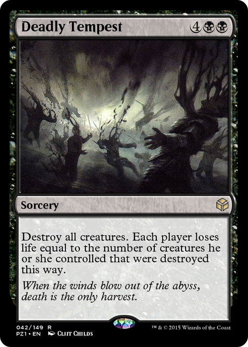 Deadly Tempest (PZ1-042) - Legendary Cube Prize Pack Foil