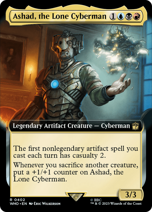 Ashad, the Lone Cyberman (Extended Art) (WHO-402) - Doctor Who: (Extended Art)