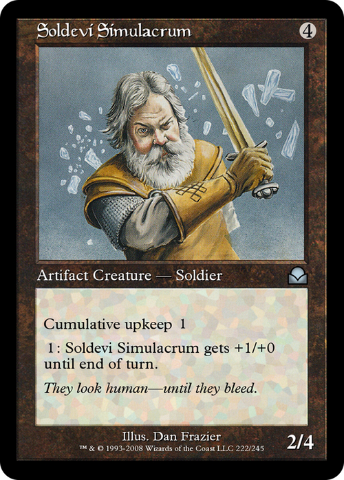 Soldevi Simulacrum (ME2-222) - Masters Edition II Foil