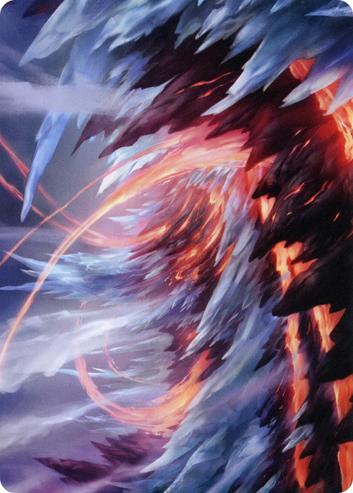 Frostboil Snarl // Frostboil Snarl (ASTX-047) - Strixhaven Art Series (Borderless) Foil
