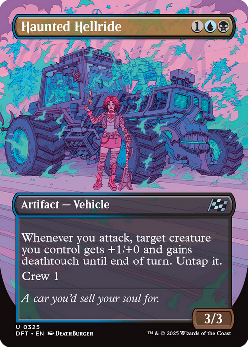 Haunted Hellride (Borderless) (DFT-325) - Aetherdrift