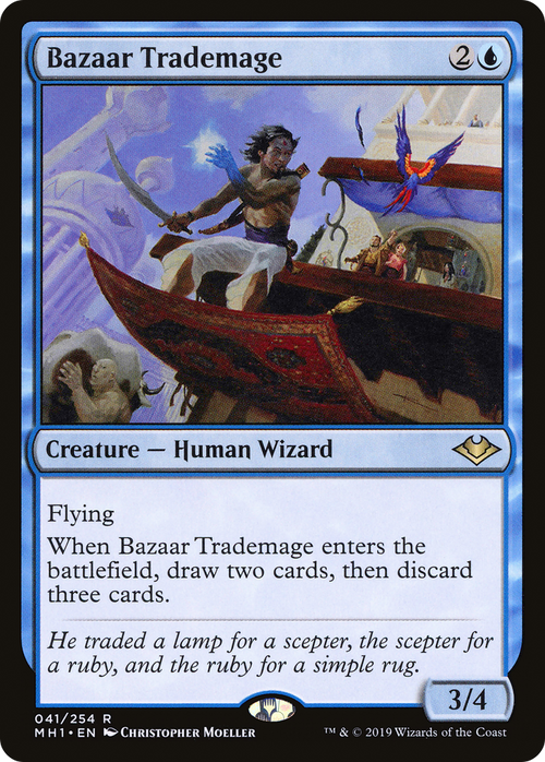 Bazaar Trademage (MH1-041) - Modern Horizons Foil
