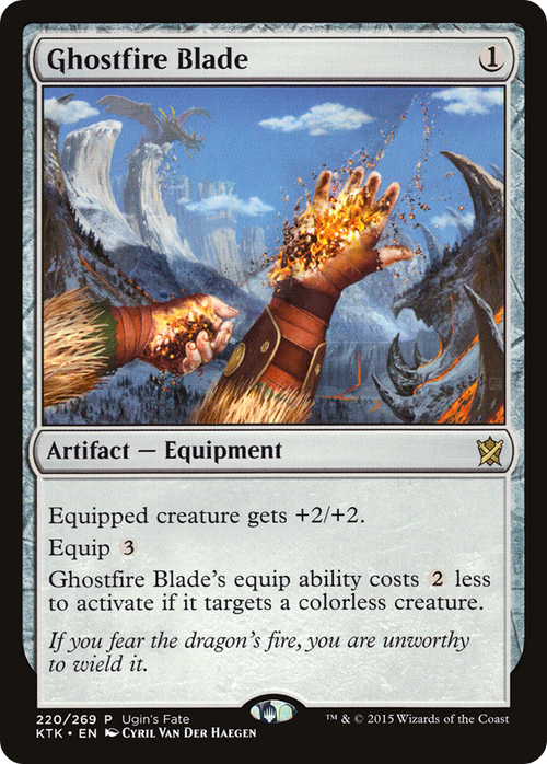 Ghostfire Blade (FRF_UGIN-220) - Ugin's Fate