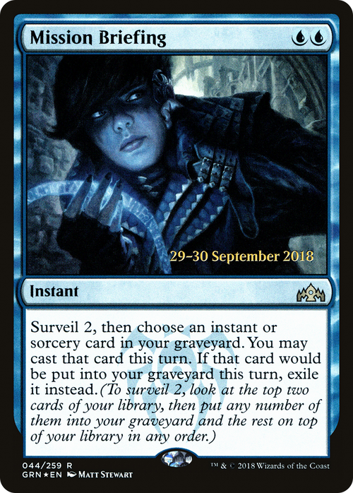 Mission Briefing (PRE-44S) - Guilds of Ravnica Promos Foil