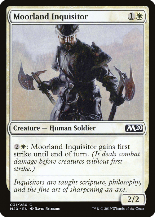 Moorland Inquisitor (M20-031) - Core Set 2020