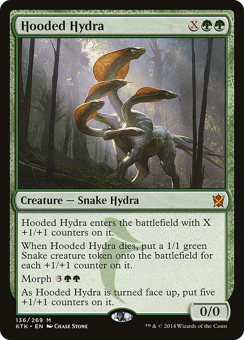 Hooded Hydra (KTK-136) - Khans of Tarkir