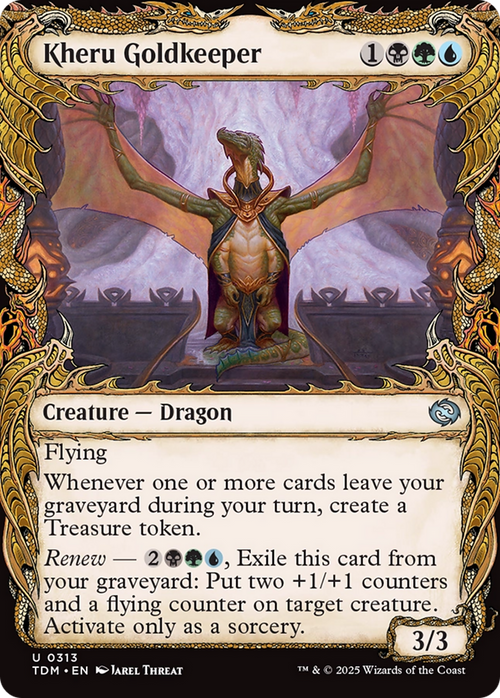 Kheru Goldkeeper (Showcase) (TDM-313) - Tarkir: Dragonstorm: (Showcase)
