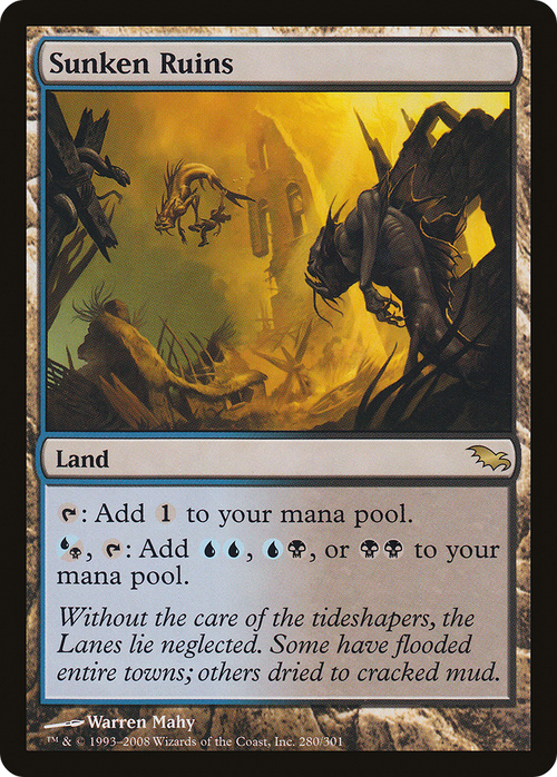 Sunken Ruins (SHM-280) - Shadowmoor Foil