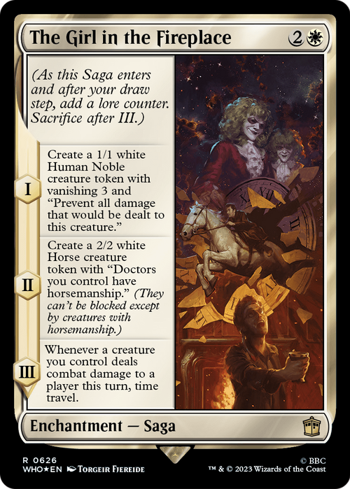 The Girl in the Fireplace (Surge Foil) (WHO-626) - Doctor Who Foil