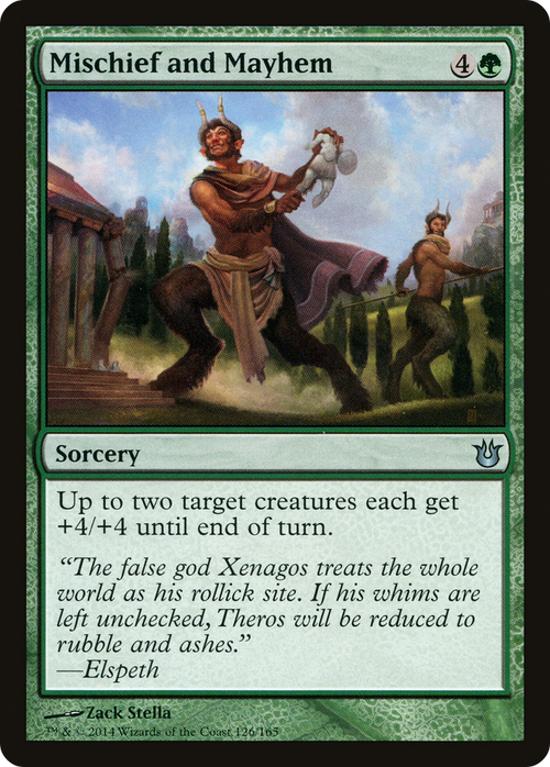 Mischief and Mayhem (BNG-126) - Born of the Gods Foil