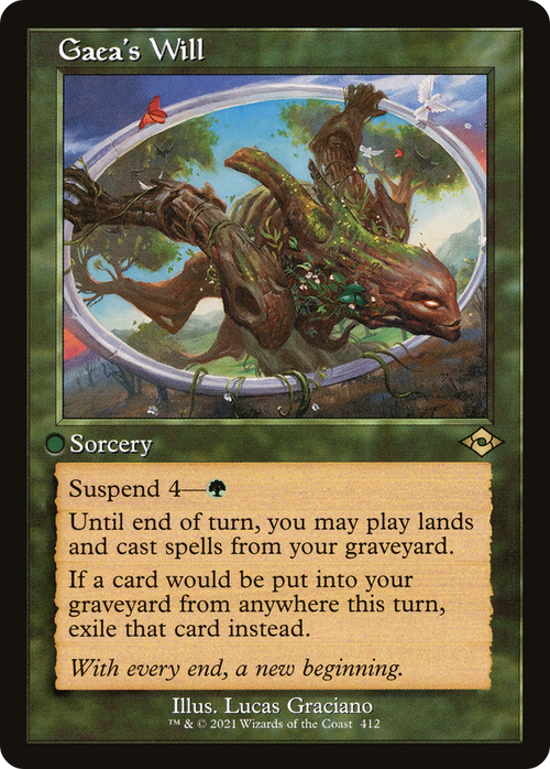 Gaea's Will (Retro Frame) (MH2-412) - Modern Horizons 2