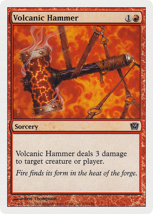 Volcanic Hammer (9ED-226) - 9th Edition