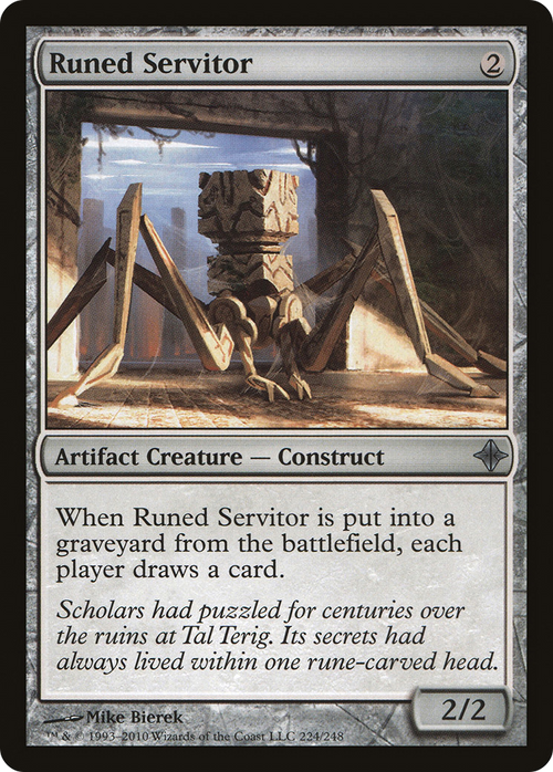 Runed Servitor (ROE-224) - Rise of the Eldrazi Foil