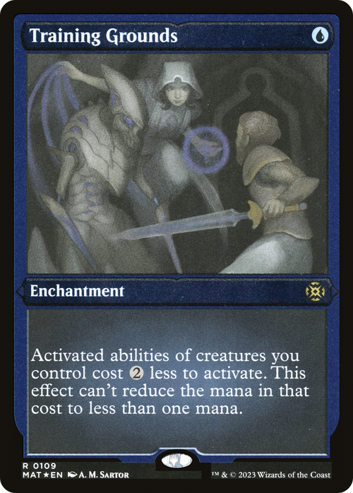Training Grounds (Foil Etched) (MAT-109) - March of the Machine: The Aftermath Foil