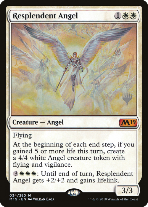 Resplendent Angel (PPM20-34P) - Core Set 2019 Promos