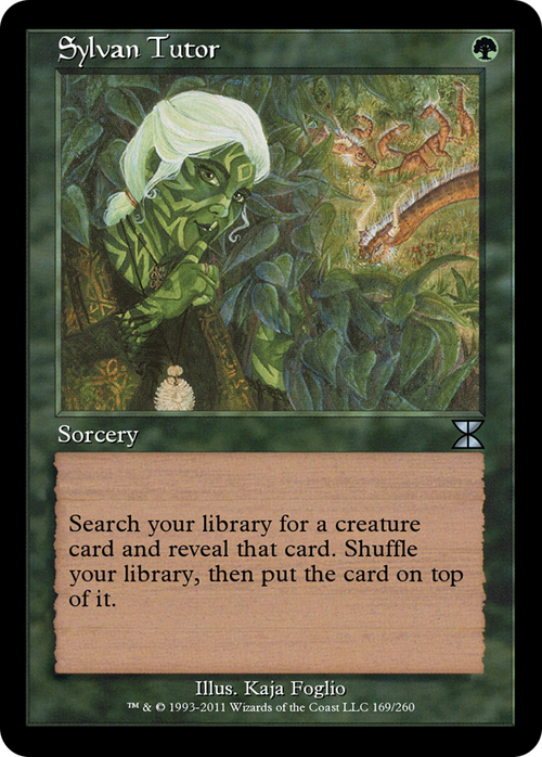 Sylvan Tutor (ME4-169) - Masters Edition IV Foil