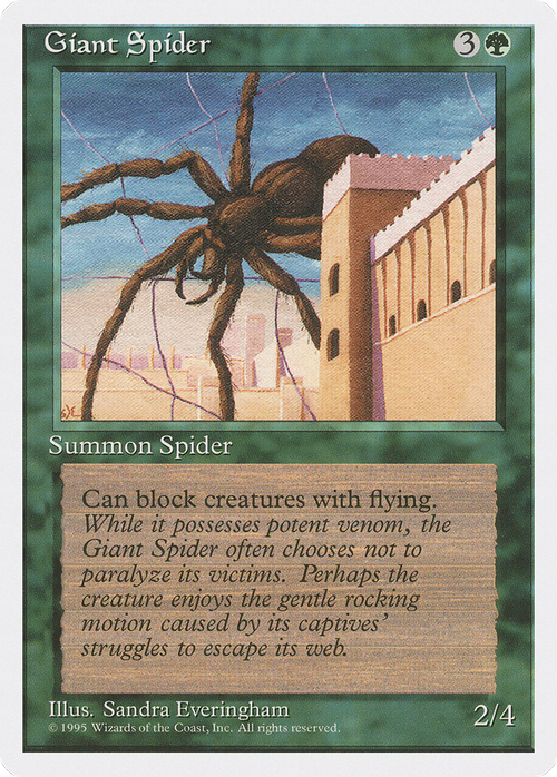Giant Spider (4ED-) - Fourth Edition