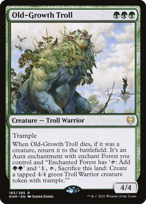 Old-Growth Troll (PPKHM-185P) - Kaldheim Promos Foil