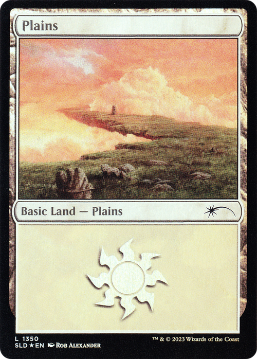 Plains (1350) (SLD-1350) - Secret Lair Drop Foil