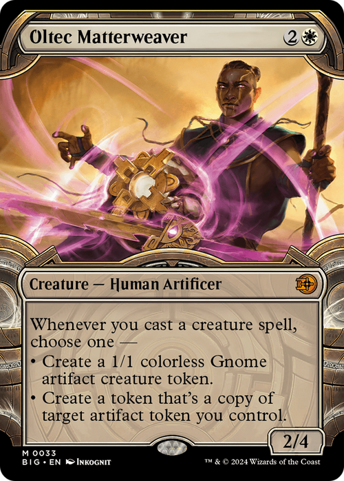 Oltec Matterweaver (Showcase) (BIG-033) - The Big Score: (Showcase) Foil