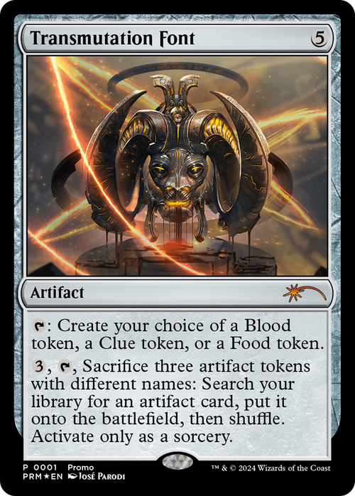 Transmutation Font (LARP-001) - Wizards Play Network 2024 Foil