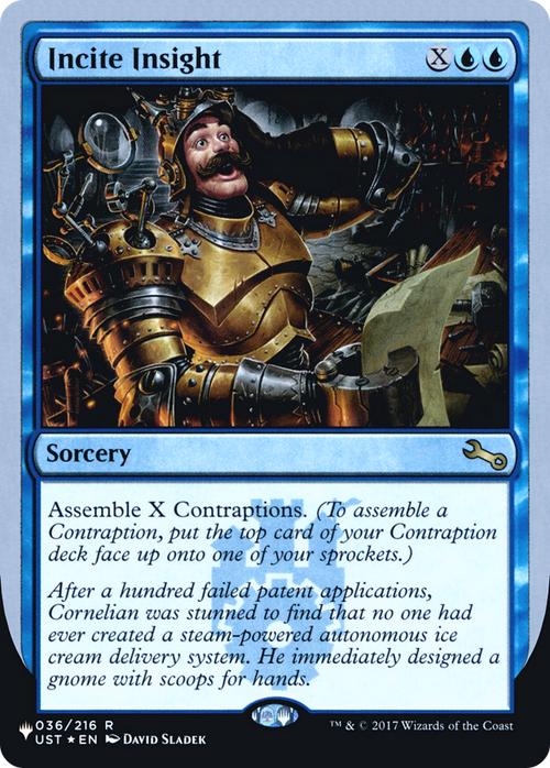 Incite Insight (LIST-036/216) - The List (Unfinity Foil Edition) Foil