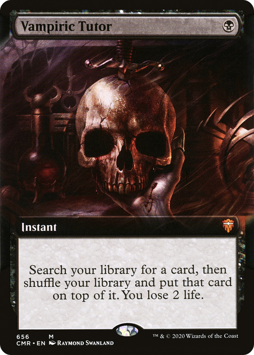 Vampiric Tutor (Extended Art) (CMR-656) - Commander Legends: (Extended Art) Foil