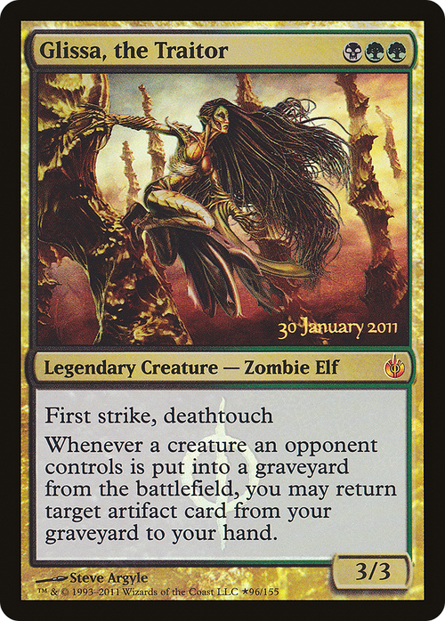 Glissa, the Traitor (PRE-96★) - Mirrodin Besieged Promos Foil