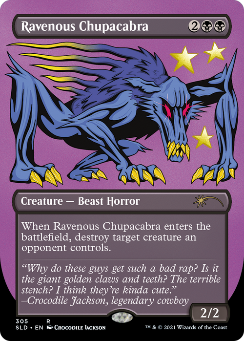 Ravenous Chupacabra (SLD-305) - Secret Lair Drop (Borderless)