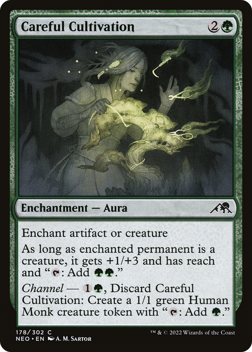 Careful Cultivation (NEO-178) - Kamigawa: Neon Dynasty