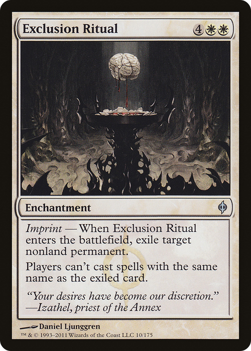 Exclusion Ritual (NPH-010) - New Phyrexia Foil