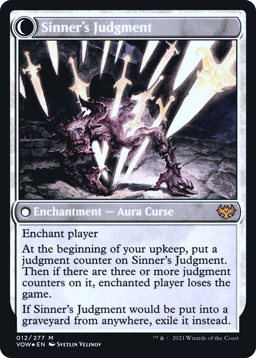 Faithbound Judge (PRE-012) - Innistrad: Crimson Vow Promos: (Double Faced Transform) Foil