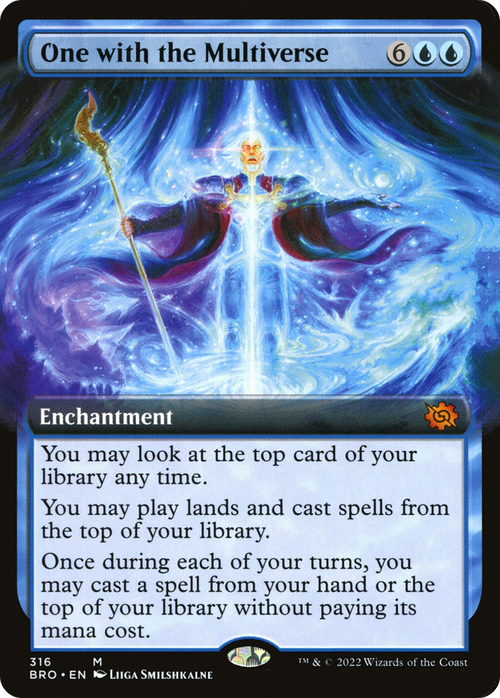 One with the Multiverse (Extended Art) (BRO-316) - The Brothers' War: (Extended Art)