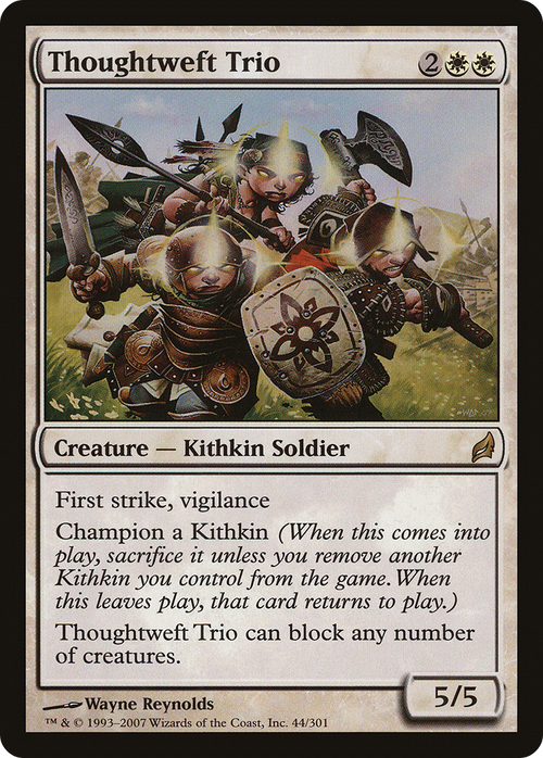 Thoughtweft Trio (LRW-044) - Lorwyn Foil