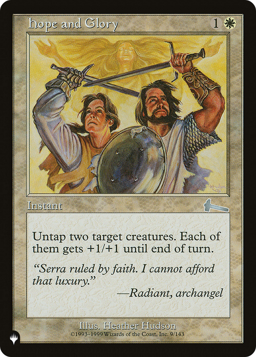 Hope and Glory (LIST-9/143) - The List