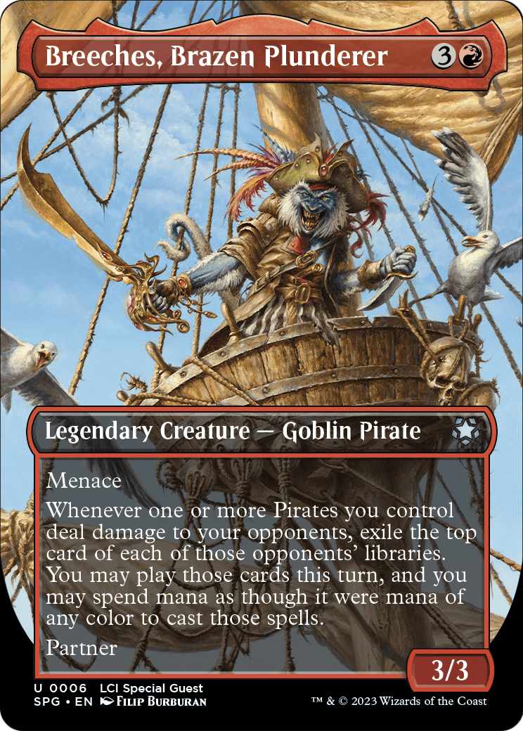 Breeches, Brazen Plunderer (Borderless) (SPG-006) - Special Guests Foil