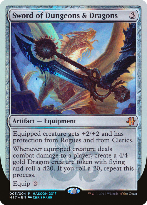 Sword of Dungeons & Dragons (MEDIA-003) - HasCon 2017 Foil