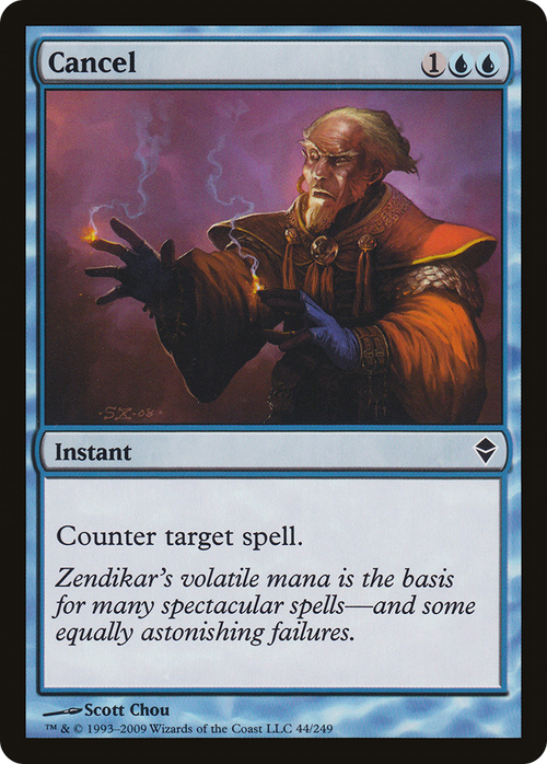 Cancel (ZEN-044) - Zendikar Foil