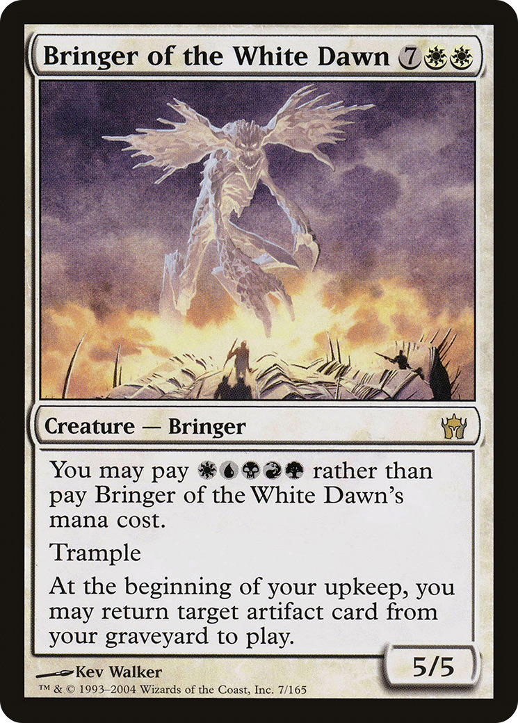 Bringer of the White Dawn (5DN-007) - Fifth Dawn Foil